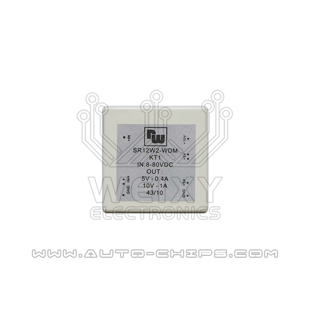 SR12W2-WDM power supply module for SANY excavator display dashboard