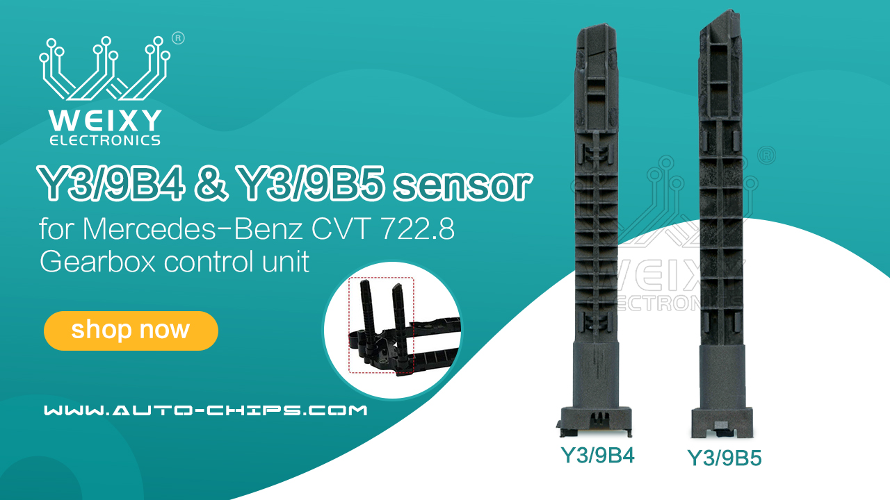 Mercedes-Benz CVT 722.8 Gearbox control unit Y3/9B4,Y3/9B5 Sensors (one pair)