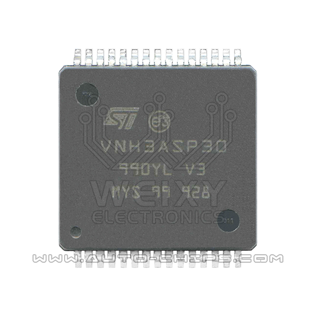 VNH3ASP30 commonly used vulnerable chip for automotive BCM