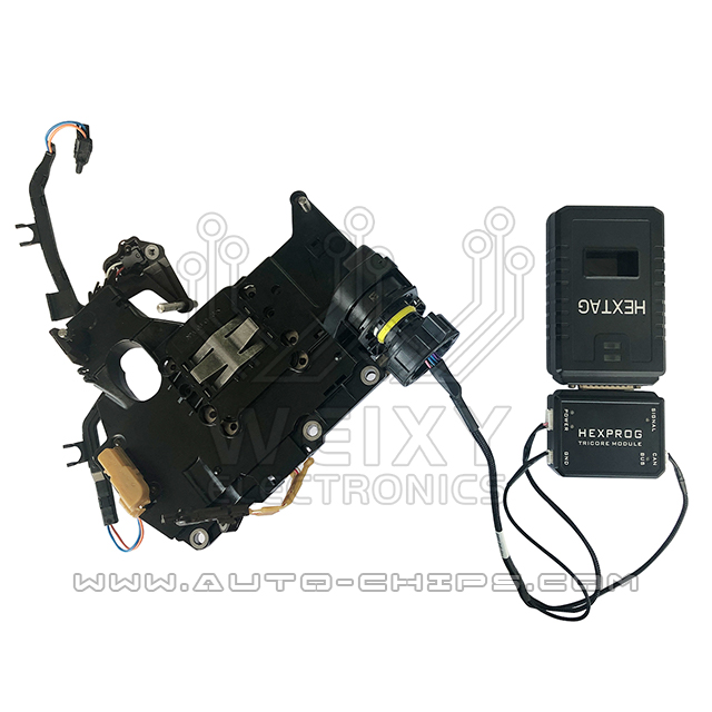 BMW 8HP EGS TCU test platform cable work with HexTag HexProg
