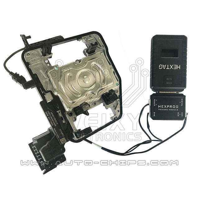 VAG DQ200 DSG test platform cable work with HexTag HexProg