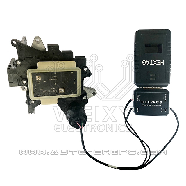 VAG VL381 DSG test platform cable work with HexTag HexProg