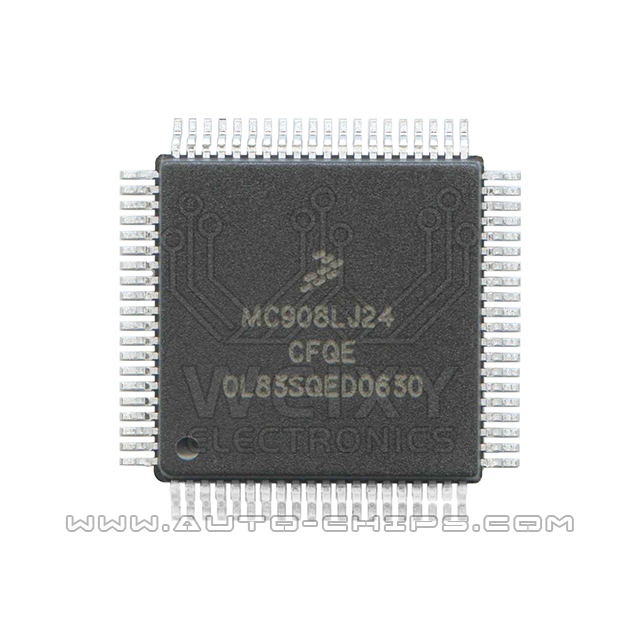 MC908LJ24CFQE 0L83S MCU chip use for automotives