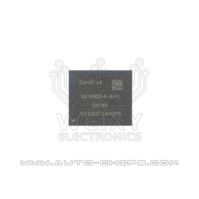 SDIN8DE4-64G BGA chip use for automotives radio