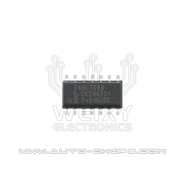 74HCT08D Commonly used vulnerable ECM driver chips for excavators