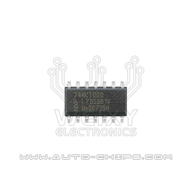 74HCT00D Commonly used vulnerable ECM driver chips for excavators