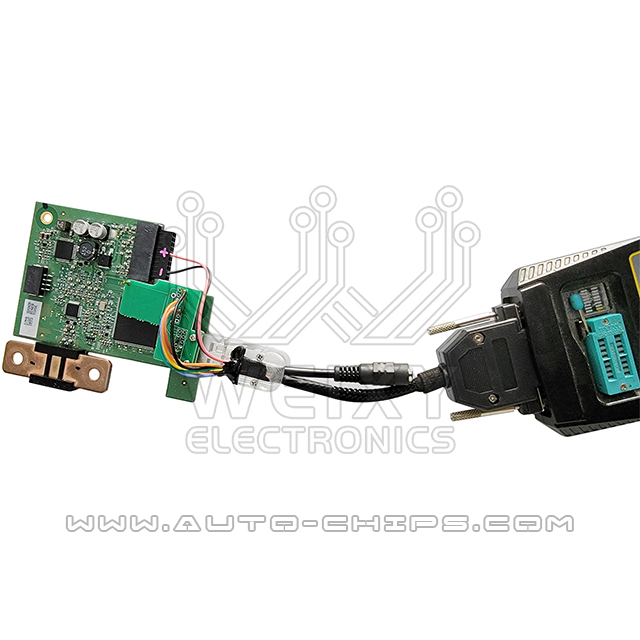 Porsche 12V lithium battery repair clip adapter wrok with VVDI PROG