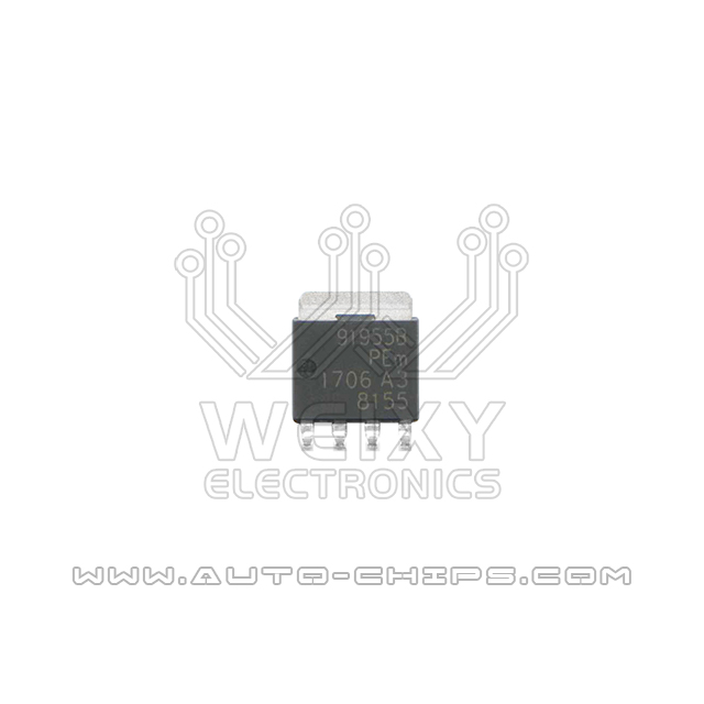 91955B  Commonly used vulnerable driver chip for EDC17 ECU