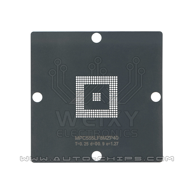 Frame for reset MPC555LF8MZP40 R5F72543RBGV 264-8215 BGA chips balls 80X80mm