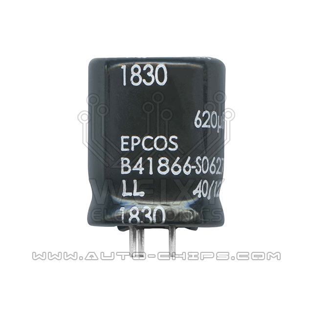 EPCOS B41866-S0627-M3 620uf 70V capacitor for BMW DME & Mercedes Benz ECU