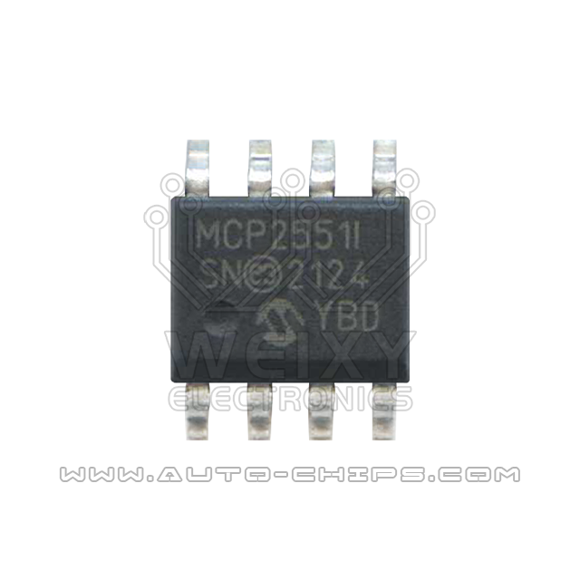 MCP2551I CAN communication chip use for automotives