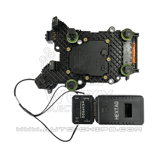 VAG DQ380 DQ381 DQ500 DSG test platform cable work with HexTag HexProg
