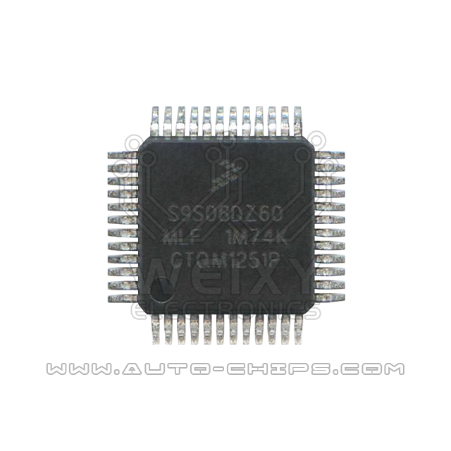 S9S08DZ60MLF 1M74K chip use for automotives