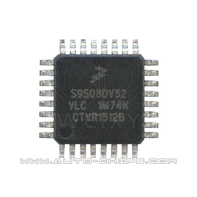 S9S08DV32VLC 1M74K chip use for automotives