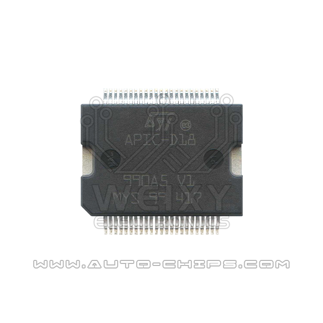 APIC-D18  commonly used vulnerable drive chip for  ECU