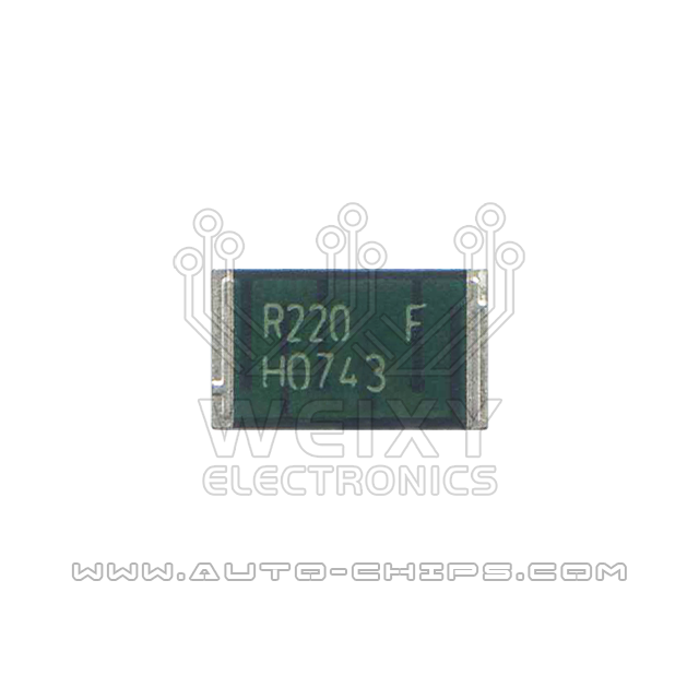 SMT R220  commonly used vulnerable high-precision alloy power resistors for ECU