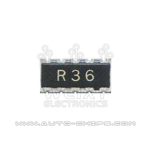 R36 resistor for automotives