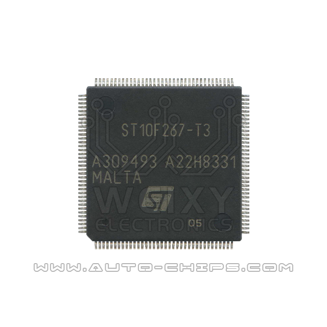 ST10F267-T3  commonly used vulnerable MCU storage chip for Automotive ABS pump