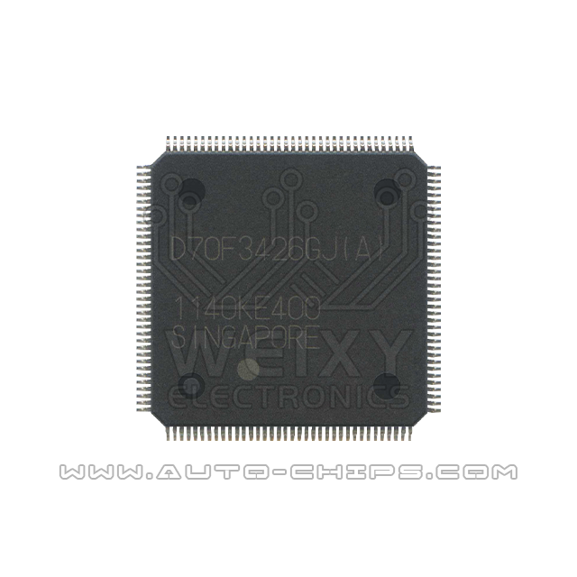 D70F3426GJ(A)  commonly used flash chip for automotive dashboard