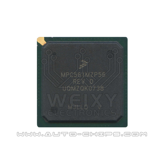 MPC561MZP56   commonly used vulnerable MCU chip for Bosch ECU