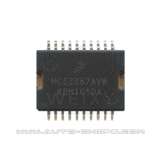 MC33887AVW idle speed drive chip use for automotives ECU
