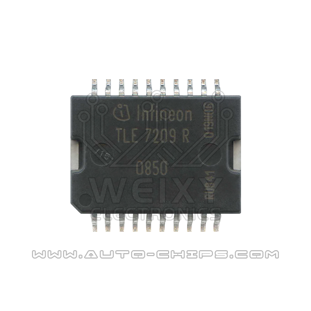 TLE7209R    commonly used vulnerable idle throttle driver chip Automotive ECU