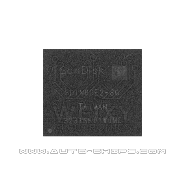 SDIN8DE2-8G BGA chip use for automotives radio