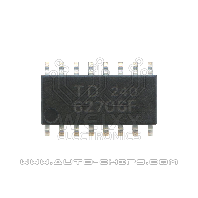 TD62706F Vulnerable driver IC for automotive ECU