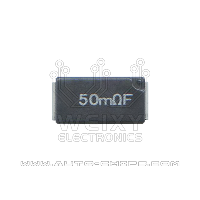 50mΩF resistor for automotives ECU