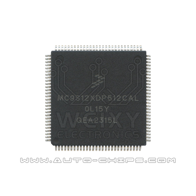 MC9S12XDP512CAL 0L15Y   commonly used vulnerable MCU chip for BMW CAS3