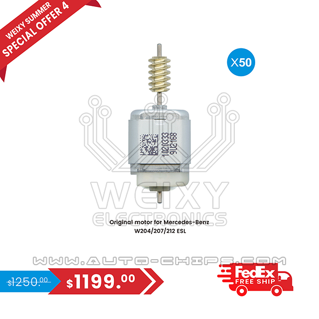(WEIXY Summer Special offer 4) 50PCS Original Motor for Mercedes-Benz 204 ESL + Free shipping