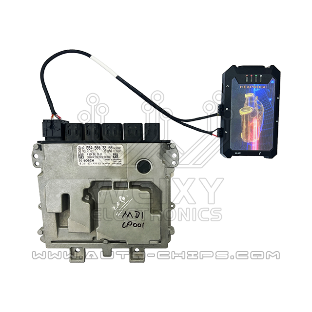 Mercedes-Benz MD1CP001 ECU test platform cable work with HexProg2 Hexprog II