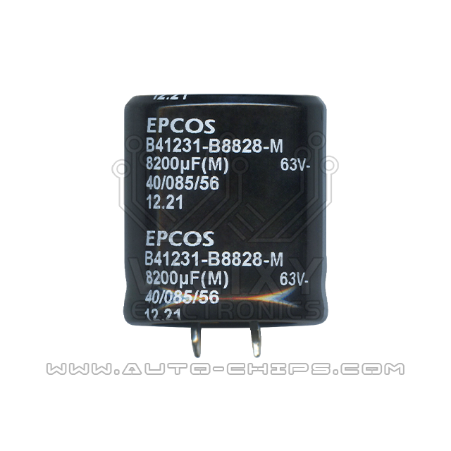 EPCOS B41231-B8828-M 8200uF 63V capacitor for automotives ECU